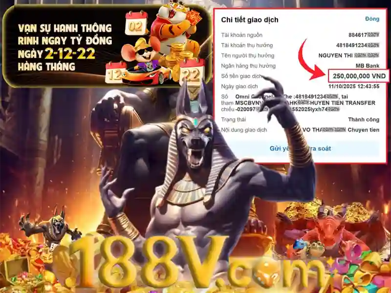 Giao diện sảnh khuyến mãi đa dạng và hấp dẫn trên trang chủ 188v